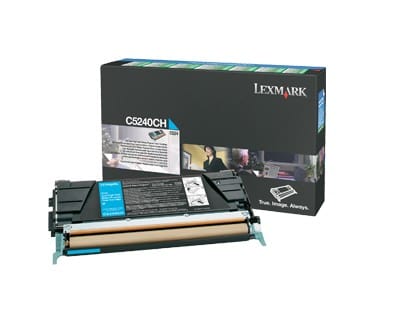 Cartouche toner Lexmark Return Programme haute capacité (5K) C524, C532, C534 cyan (C5240CH) — image 1