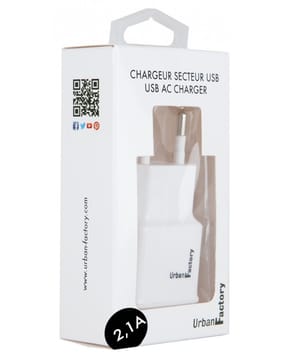 Chargeur secteur Urban Factory - USB 2.1 A - Eco Participation (WCD21UF) — image 3