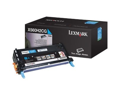 Cartouche toner Lexmark haute capacité (10K) X560 cyan (X560H2CG)