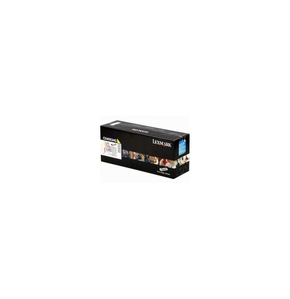 Kit de développement Lexmark d'origine jaune (C540X34G)