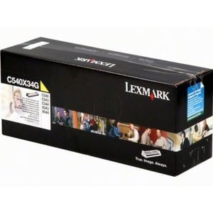 Kit de développement Lexmark d'origine jaune (C540X34G)