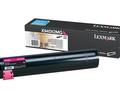 Cartouche toner Lexmark haute capacité (22K) X940e, X945e magenta (X945X2MG)