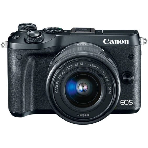 Appareil photo Canon EOS M6 - Compact Hybride + 15-45 mm (1724C012AA)
