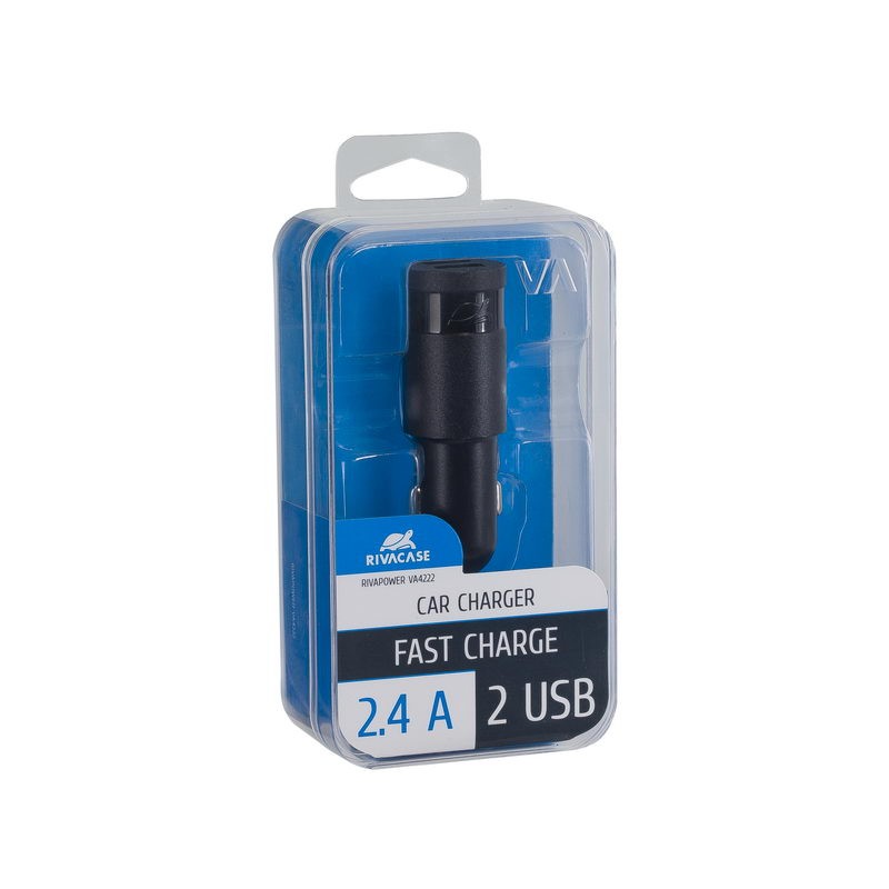 Chargeur allume-cigare RIVAPOWER VA4222 - 2 USB x 2,4 A prix Maroc