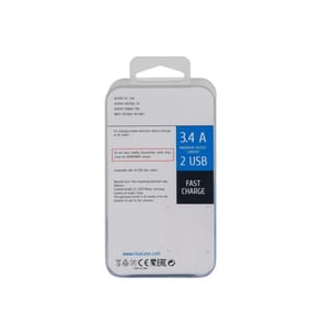 Chargeur Secteur Mural Rivapower VA4123 B00 - 2USB x 3.4 A - Sans câble — image 3