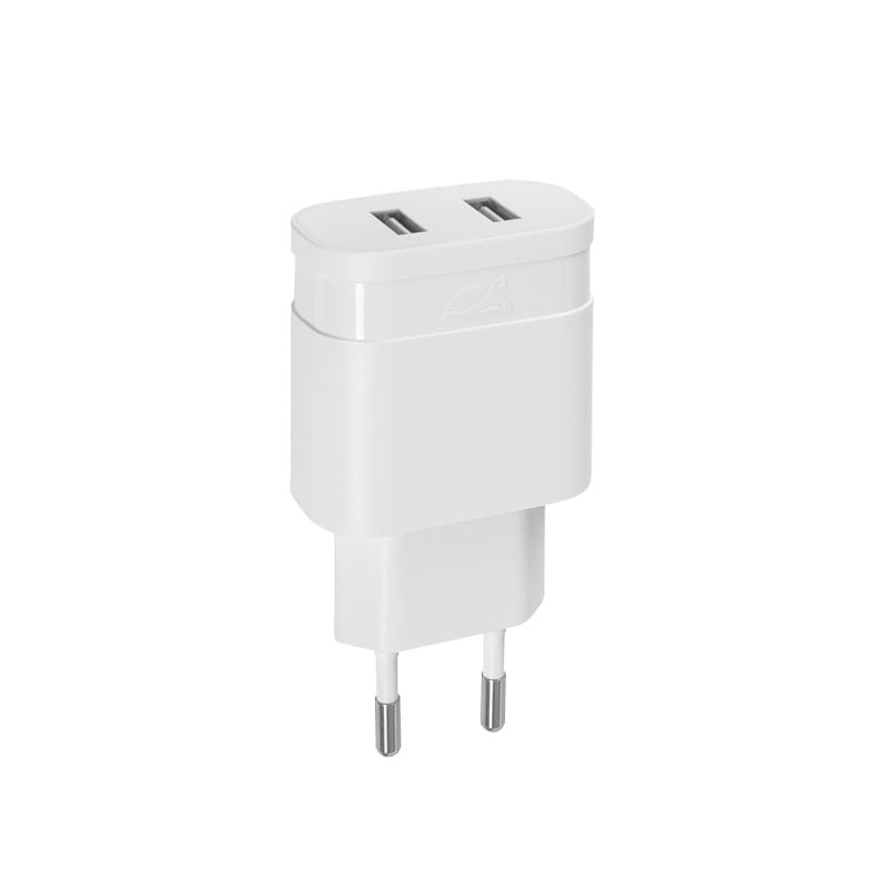 Chargeur Secteur Mural Rivapower VA4123 B00 - 2USB x 3.4 A - Sans câble