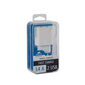 Chargeur Secteur Mural Rivapower VA4123 B00 - 2USB x 3.4 A - Sans câble — image 2
