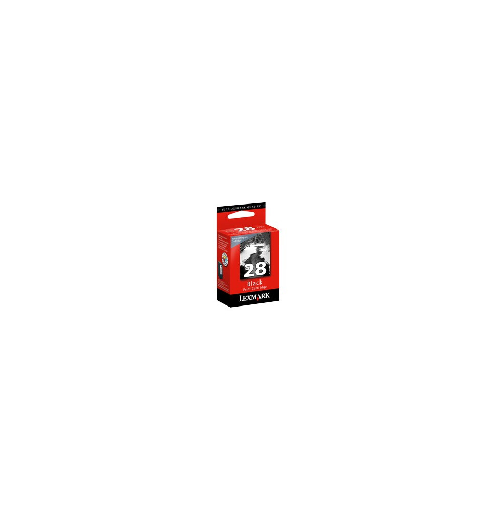 Cartouche d'encre Lexmark Return Programme noir N 28 (18C1428E)