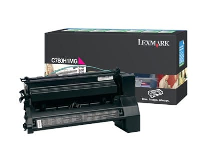Cartouche toner Lexmark Return Programme Haute Capacité (10K) C780, C782 magenta (C780H1MG)