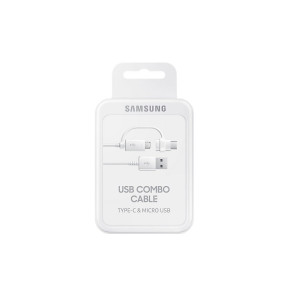 Câble de données combiné Samsung - 2 en 1 USB Type-C et Micro USB 1,5 m (EP-DG930DWEGWW)