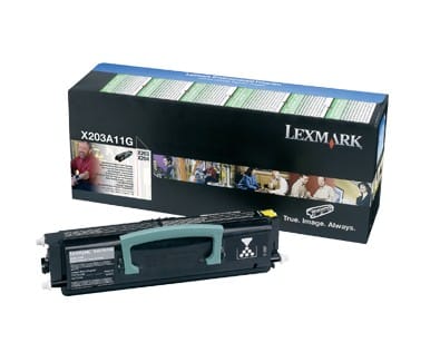 Cartouche toner Lexmark Return Programme (2,5K) X203n, X204n noir (X203A11G) — image 1
