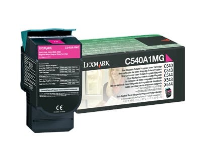 Cartouche toner Lexmark Return Programme (1K) C54x, X54x magenta (C540A1MG)