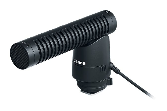 Microphone directionnel stéréo externe Canon DM-E1 pour appareils photo EOS — image 1