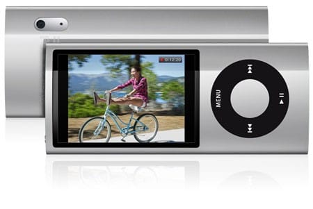 iPod nano V 16 GB avec caméra vidéo - Couleur : argent