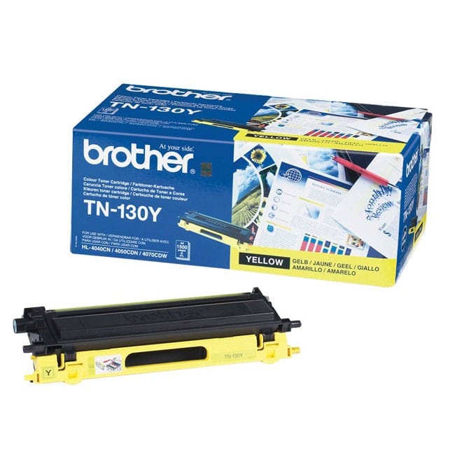 Cartouche toner Brother jaune (TN130Y) — image 1