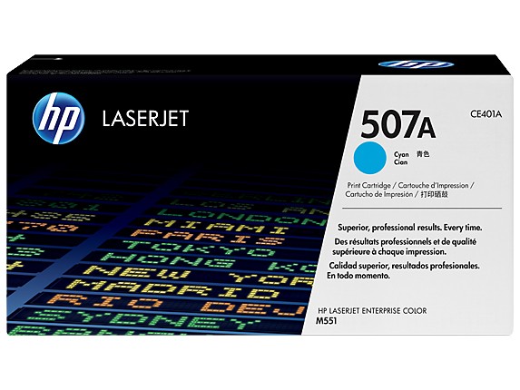 HP CE401YC Cyan - Toner HP LaserJet d'origine prix Maroc