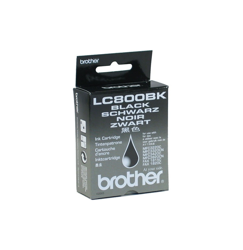 Cartouche d'encre Brother noir (LC800BK)