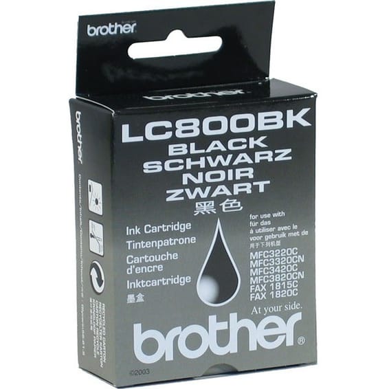 Cartouche d'encre Brother noir (LC800BK)