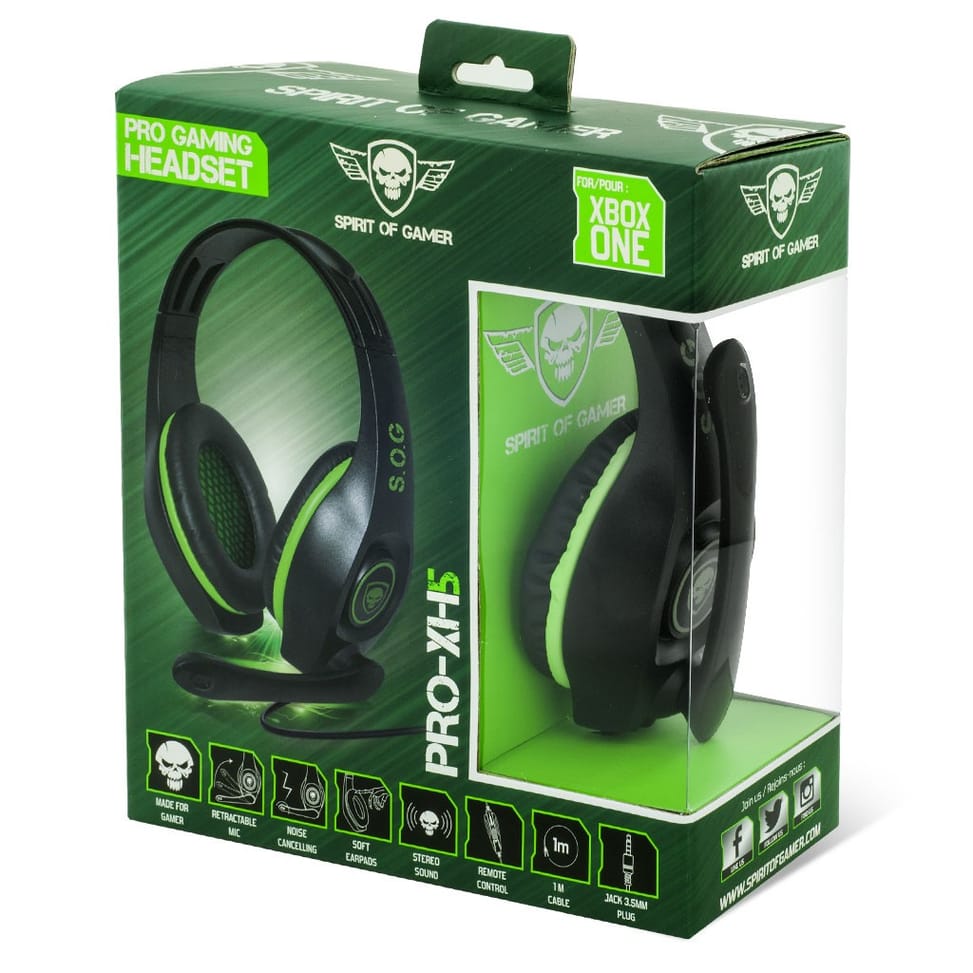 Micro-Casque de Jeu SpiritOfGamer Pro-XH5 pour Xbox One (MIC-G715XB1) — image 5