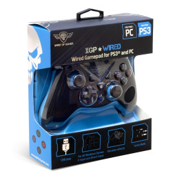 Manette de Jeu SpiritOfGamer XGP Wired pour Playstation 3 / PC (SOG-WXGP)