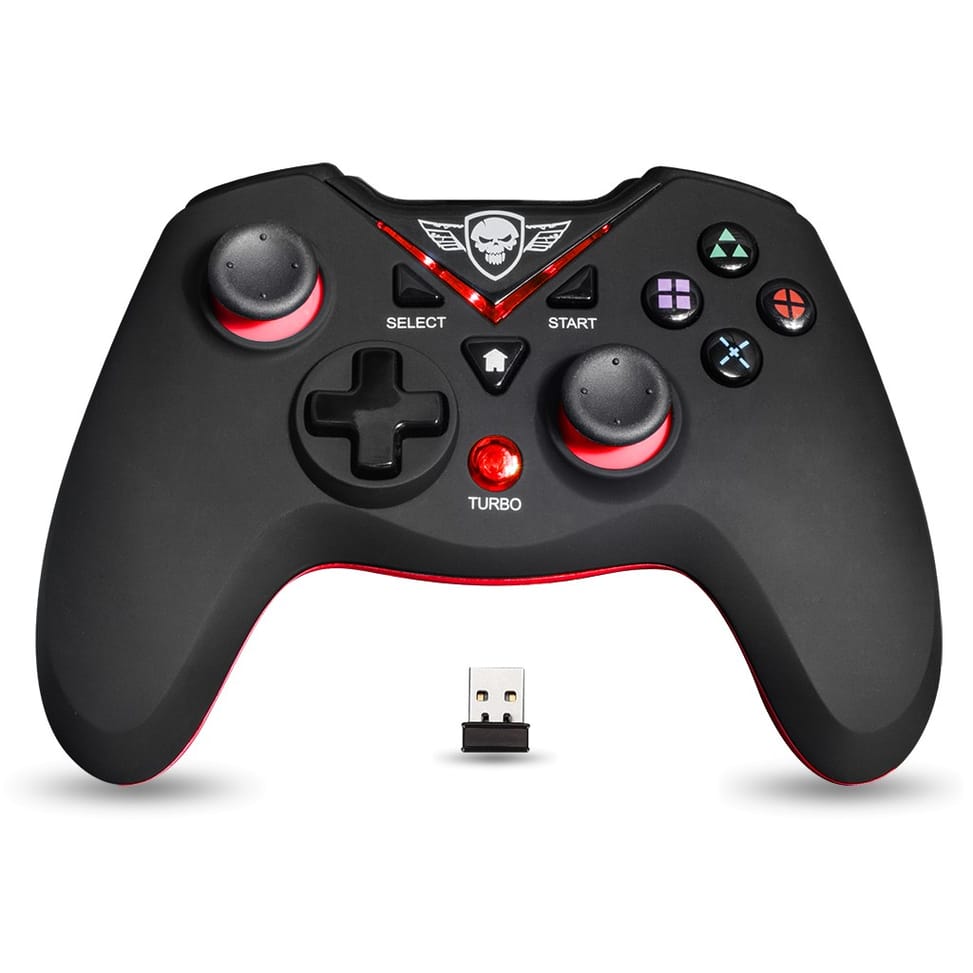 Manette de Jeu SpiritOfGamer XGP Wired Sans Fil pour Playstation 3 / PC (SOG-RFXGP) — image 1