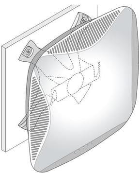 Support Mural HP Séries AP-220-MNT-W1 pour Points d'accès Aruba 220 (JW046A) — image 2