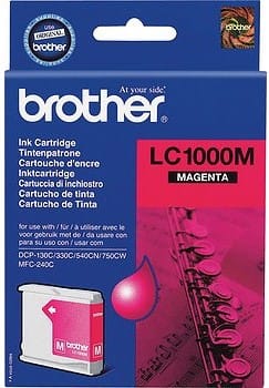 Cartouche d'encre Brother magenta (LC1000M)