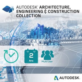 Pack AutoDesk - Architecture Engineering & Construction Collection IC - Multi-utilisateur - 2 ans (02HI1-WWN290-T275)