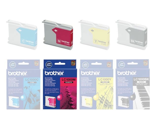 Cartouche d'encre Brother magenta (LC1000M) — image 2