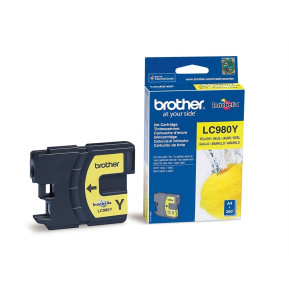 Cartouche d'encre Brother jaune (LC980Y)