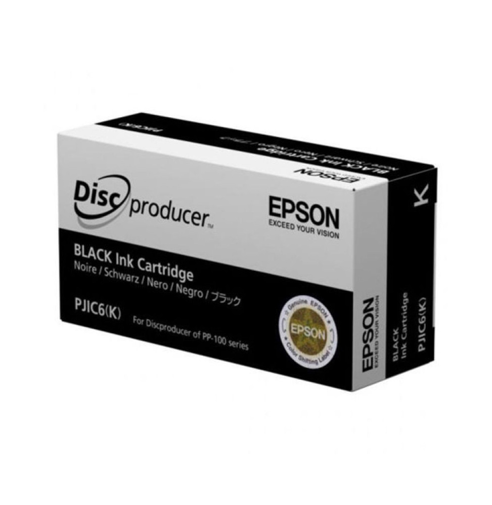 Epson PP-100 (PJIC6) Noir - Cartouche d'encre Epson d'origine (C13S020452)