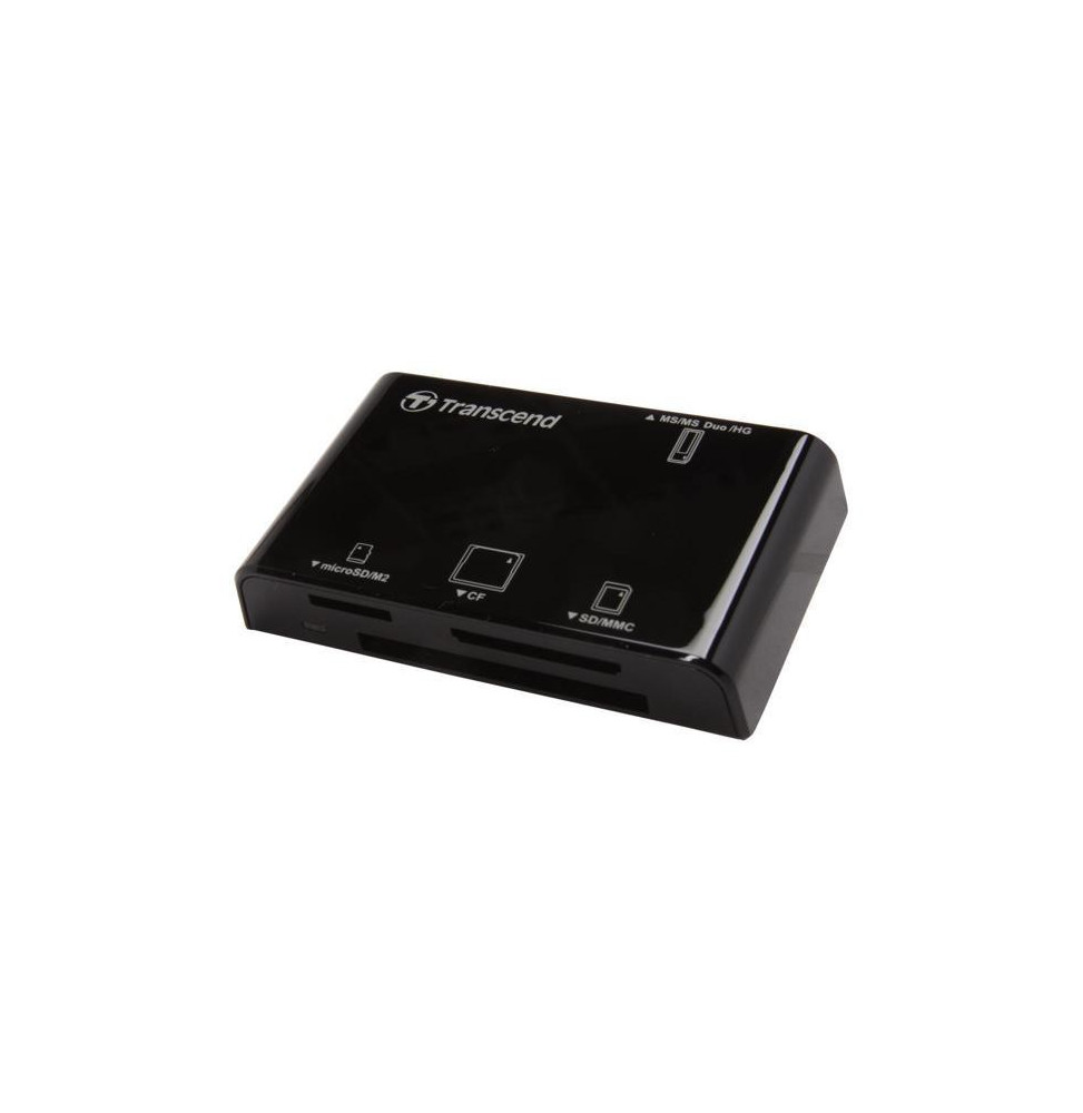 Lecteur de cartes mémoire Transcend Multi-Card Reader P8 USB 2.0 (TS-RDP8K)