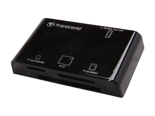 Lecteur de cartes mémoire Transcend Multi-Card Reader P8 USB 2.0 (TS-RDP8K) — image 1