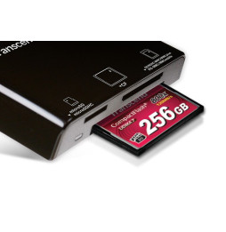 Lecteur de cartes mémoire Transcend Multi-Card Reader P8 USB 2.0 (TS-RDP8K)