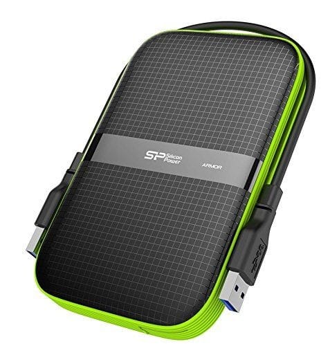 Disque Dur portable Silicon Power Armor A60 USB 3.0 - Antichoc et résistant à l'eau - 1To, 2To, 4To