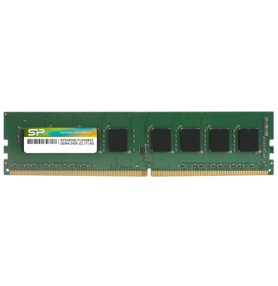 Barrette mémoire PC Bureau Silicon Power DDR4 UDIMM non-ECC - CL17