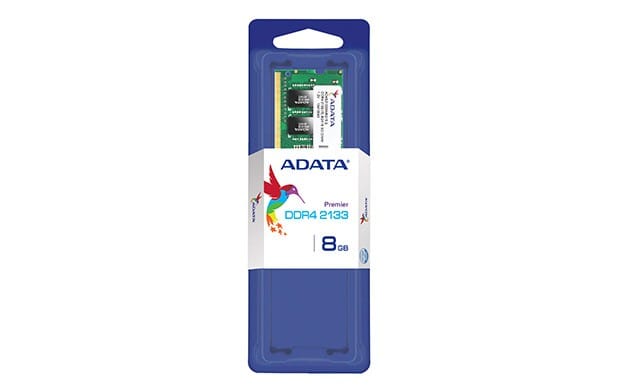 Barrette Mémoire ADATA DDR4 SO-DIMM 8GB 2133 (15) - 1024MX8 - Pc Portable (AD4S213338G15-S) — image 2
