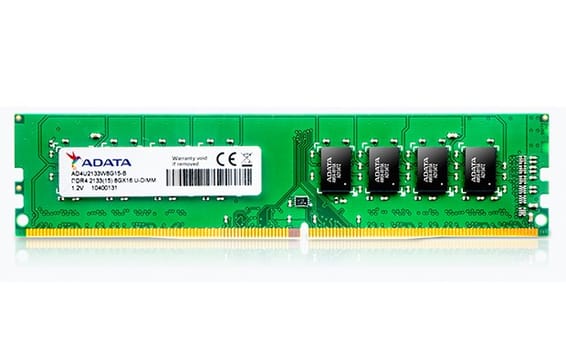 Barrette Mémoire ADATA U-DIMM 16GB DDR4 2133 MHz - 1024MX8 - Pc Bureau (AD4U2133316G15-S)