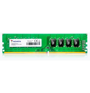 Barrette Mémoire ADATA DDR4 U-DIMM 8GB 2400 (17) - 1024MX8 - Pc Bureau (AD4U240038G17-S)