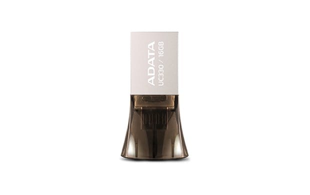 Lecteur Flash USB ADATA UC330 2.0 OTG 16GB (AUC330-16G-RBK) — image 1