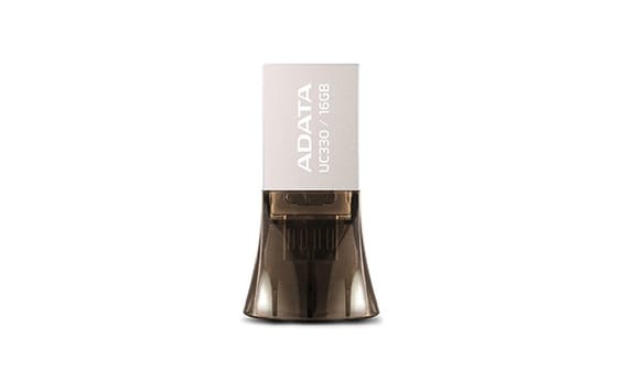 Lecteur Flash USB ADATA UC330 2.0 OTG 16GB (AUC330-16G-RBK)