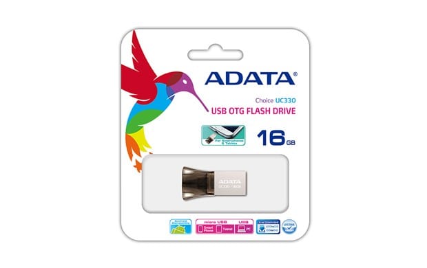 Lecteur Flash USB ADATA UC330 2.0 OTG 16GB (AUC330-16G-RBK) — image 4