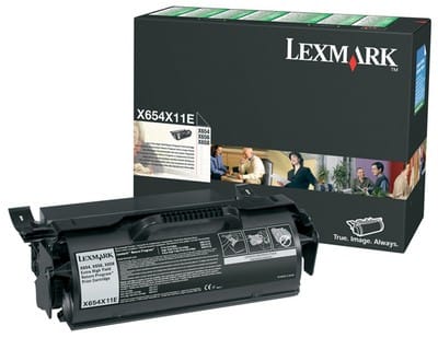 Cartouche toner Lexmark Return Programme très haute capacité (36K) X654, X656, X658 noir (X654X11E)