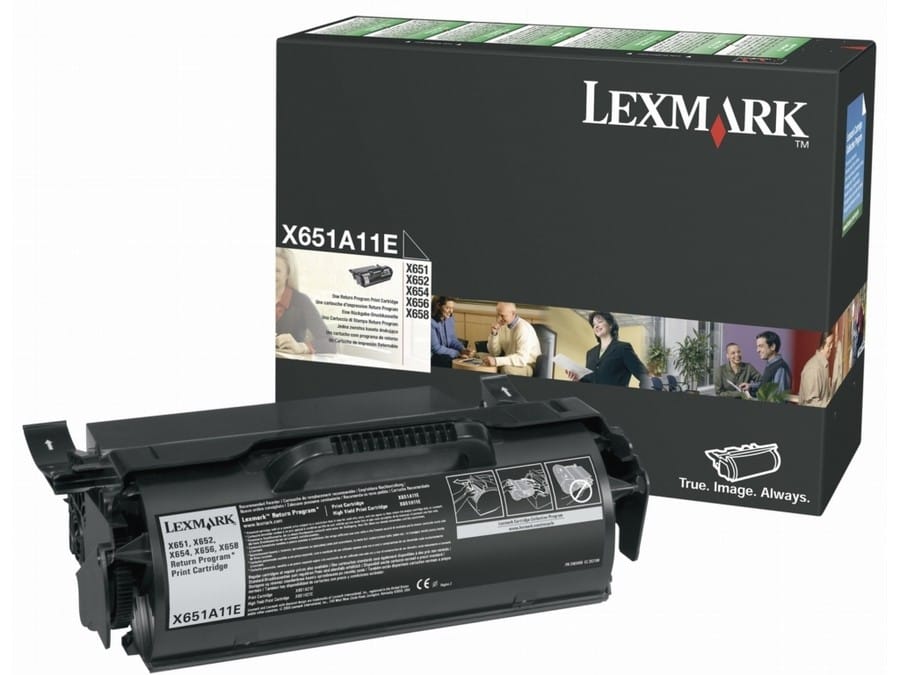 Cartouche toner Lexmark Return Programme (7K) X65x noir (X651A11E) — image 1