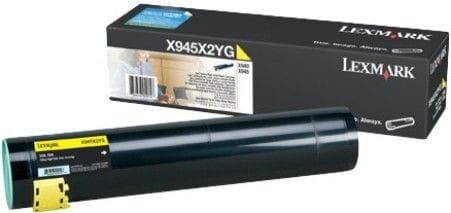 Cartouche toner Lexmark haute capacité (22K) X940e, X945e jaune (X945X2YG)