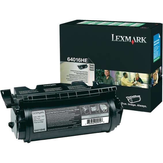 Cartouche toner Lexmark Return Programme Haute Capacité (21K) T640, T642, T644 noir (64016HE)