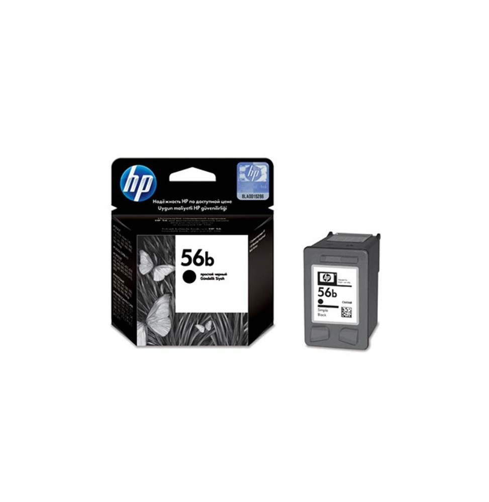 Cartouche d'impression noire HP 56 (C6656BE)