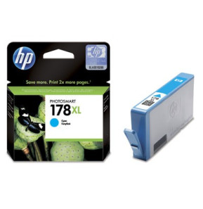 HP 178XL Cyan - Cartouche d'encre grande capacité HP d'origine (CB323HE)