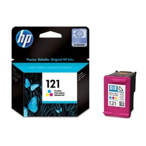 HP 121 trois couleurs - Cartouche d'encre HP d'origine (CC643HE) — image 2
