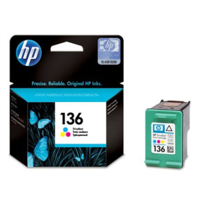HP 136 trois couleurs - Cartouche d'encre HP d'origine (C9361HE)